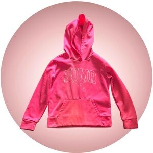 Kids Neon Pink Hoodie